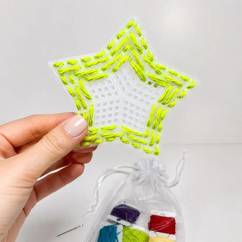 Kids Sewing Montessori Kit - Mess Free Waldorf Toddler Busy Work Homeschool Kit